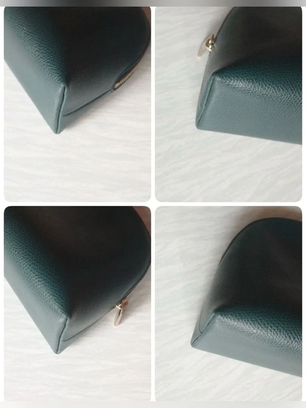 Furla Teal Dome shape Mini Bag Pouch